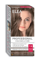 Краска для волос Elea Professional Colour&Care 7.0 Medium Blond, 123 мл цена и информация | Краска для волос | 220.lv