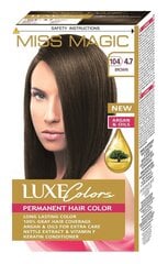 Noturīga matu krāsa Miss Magic Luxe Colors 4.7 Brown, 93 ml cena un informācija | Matu krāsas | 220.lv