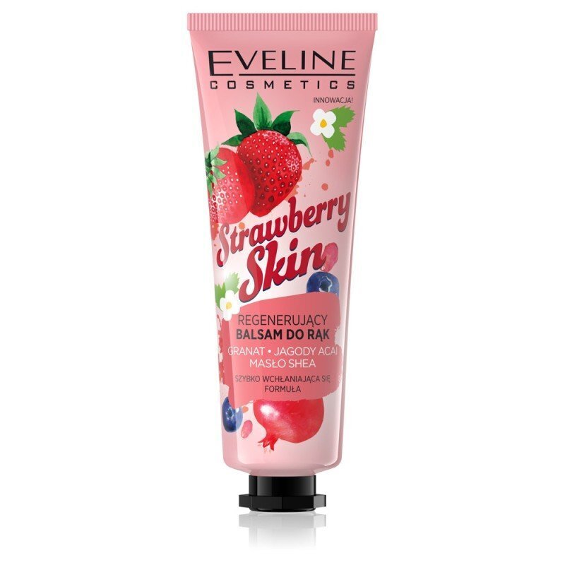 Roku balzams Eveline Strawberry Skin, 50 ml цена и информация | Ķermeņa krēmi, losjoni | 220.lv