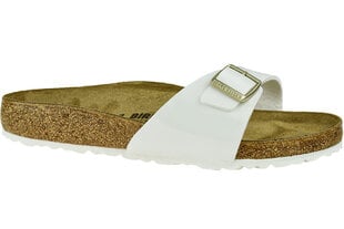 Iešļūcenes sievietēm Birkenstock Madrid BF 1005309, baltas цена и информация | Шлепанцы, тапочки для женщин | 220.lv