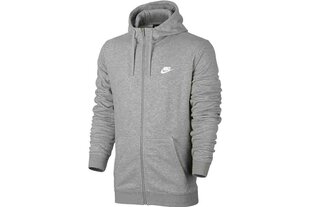 Джемпер мужской Nike NSW FZ FT Club M 804391063, серый цена и информация | Мужские толстовки | 220.lv