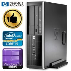 HP 8100 Elite SFF i5-650 16GB 240SSD+2TB GT1030 2GB DVD WIN10PRO/W7P cena un informācija | Stacionārie datori | 220.lv