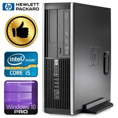 Стационарный компьютер HP 8100 Elite SFF i5-650 16GB 240SSD+250GB GT1030 2GB DVD WIN10PRO/W7P цена и информация | Стационарные компьютеры | 220.lv