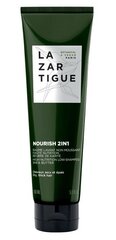 Barojošs, neputojošs matu šampūns-pieniņš Lazartigue Nourish 2in1, 150 ml cena un informācija | Šampūni | 220.lv