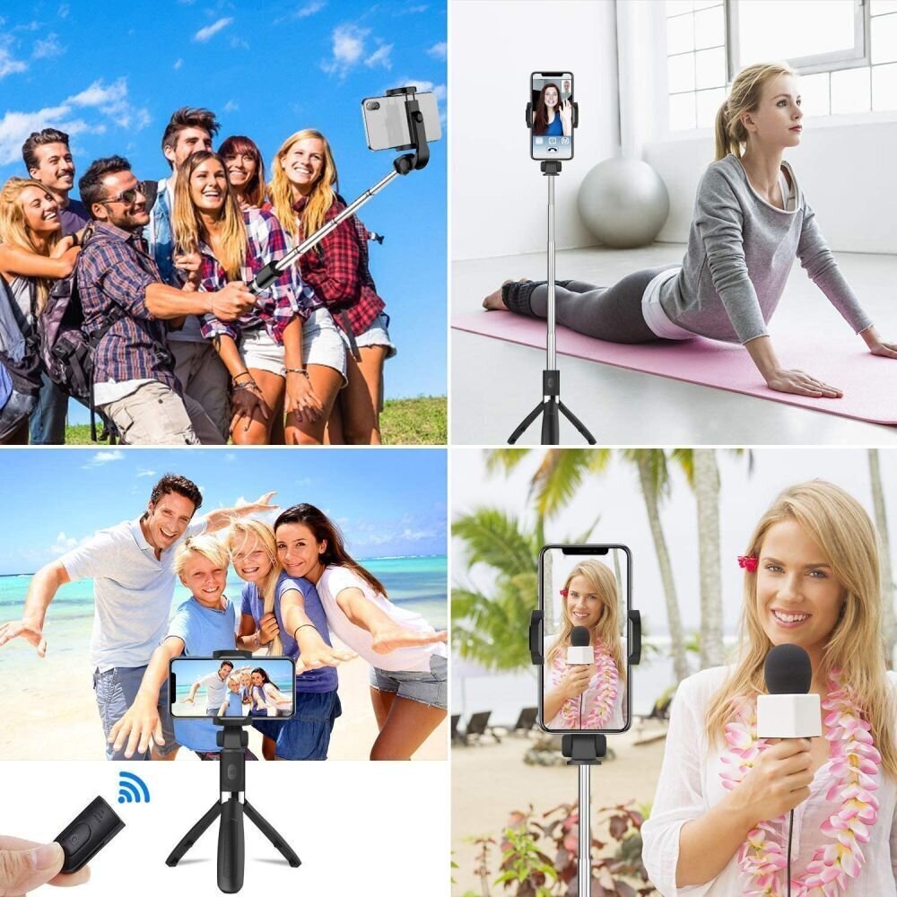 Pašbilžu nūja Tech-Protect L01S cena un informācija | Selfie Sticks | 220.lv