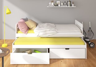 Bērnu gulta ADRK Furniture Tomi 02 180x80, brūna cena un informācija | Bērnu gultas | 220.lv
