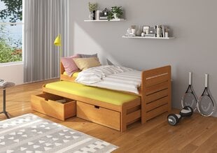 Bērnu gulta ADRK Furniture Tomi 02 180x80, brūna цена и информация | Детские кровати | 220.lv