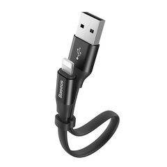 Baseus Nimble, USB / Lightning, 0,23 м цена и информация | Кабели для телефонов | 220.lv