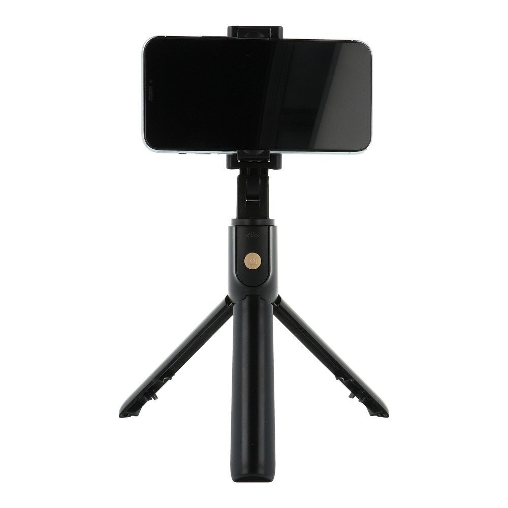 RoGer 2in1 Universāls Selfie Stick + Tripod Statnis ar Bluetooth Tālvadības pulti / Melns cena un informācija | Selfie Sticks | 220.lv