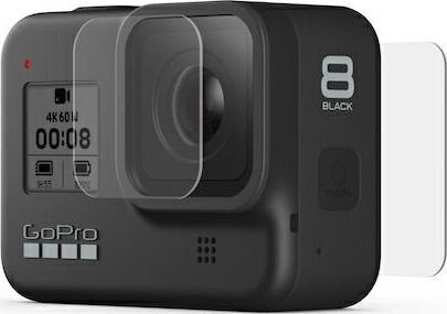 GoPro rūdīta stikla objektīva + ekrāna aizsargi HERO8 Melns цена и информация | Aksesuāri videokamerām | 220.lv