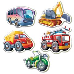 Puzle Baby vehicles, 5 gab. цена и информация | Пазлы | 220.lv