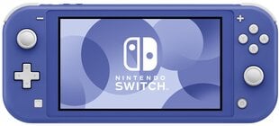 Nintendo Switch Lite, 32GB, Zils cena un informācija | Spēļu konsoles | 220.lv