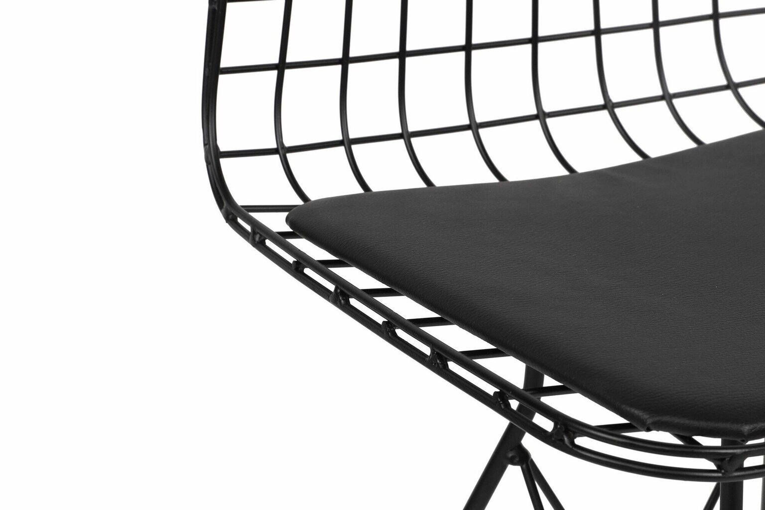 2-u ēdamistabas krēslu komplekts Kalune Design 562, melns cena un informācija | Virtuves un ēdamistabas krēsli | 220.lv