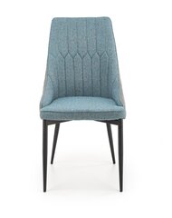 2-u krēslu komplekts Halmar K448, pelēks/zils cena un informācija | Virtuves un ēdamistabas krēsli | 220.lv