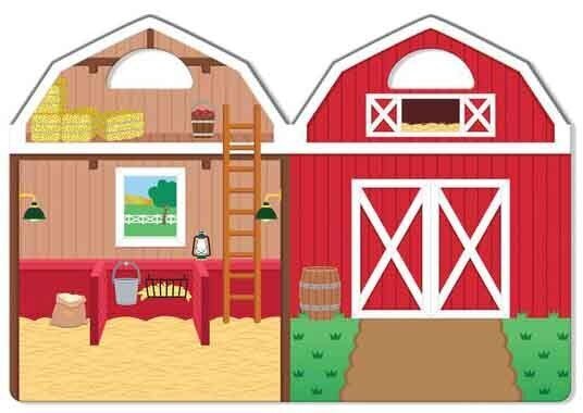 Atkārtoti lietojamu uzlīmju komplekts, MELISSA & DOUG Farm цена и информация | Attīstošās rotaļlietas | 220.lv