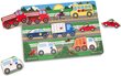 Koka puzle, MELISSA & DOUG Transport цена и информация | Attīstošās rotaļlietas | 220.lv