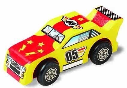 Rotaļlietu izgatavošanas komplekts, MELISSA & DOUG Racing machine цена и информация | Attīstošās rotaļlietas | 220.lv