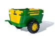 Bērnu traktora piekabe, Rolly Toys rollyFarm Trailer John Deere cena un informācija | Rotaļlietas zēniem | 220.lv