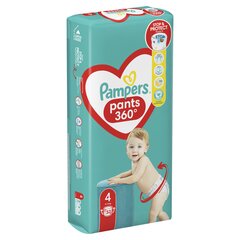 Autiņbiksītes-biksītes PAMPERS Pants Jumbo Pack 4. izmērs, 9-15 kg, 52 gab. цена и информация | Подгузники | 220.lv