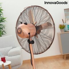 STAANDE VENTILATOR COPPER RETRO INNOVAGOODS Ø 40 CM 55W cena un informācija | Ventilatori | 220.lv