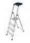 Ladder 4 step aluminium Krause Secury 126528 cena un informācija | Saliekamās kāpnes, celtniecības sastatnes | 220.lv