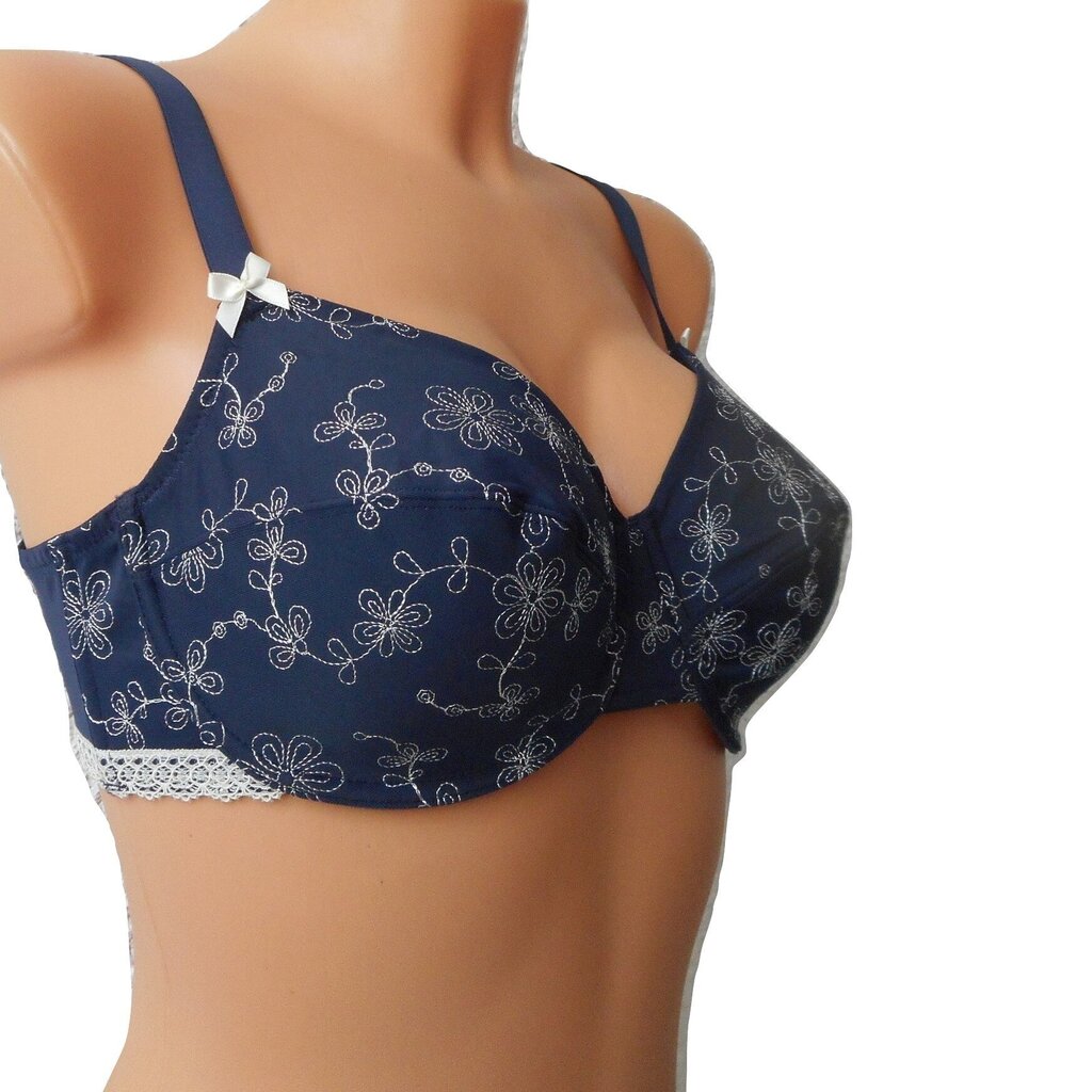 Krūšturis Hunkemoller Emily blue print soft цена и информация | Krūšturi | 220.lv