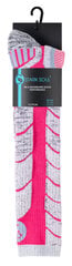 Unisex garās zeķes līdz ceļgaliem ziemas sporta veidiem Stark Soul, rozā-pelēkas cena un informācija | Sieviešu zeķes | 220.lv