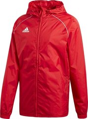 Sporta jaka vīriešiem Adidas Core 18 Rain M CV3695 (45216), sarkana цена и информация | Мужская спортивная одежда | 220.lv