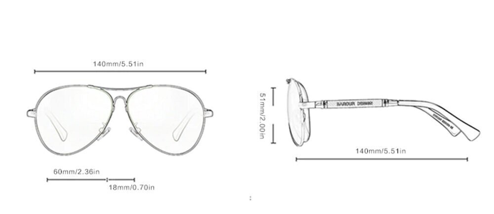 Polarizētas saulesbrilles vīriešiem, titāna sakausējuma spoguļattēli ar gradienta lēcām цена и информация | Saulesbrilles  vīriešiem | 220.lv