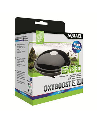 Aquael aerators Oxyboost Ap-200 Plus cena un informācija | Akvāriji un aprīkojums | 220.lv