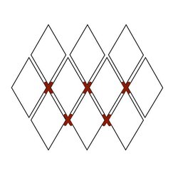 Krustiņi flīžu spraugām 3 mm, sešstūra flīzēm, 200 mm (250 gab.) цена и информация | Настенная плитка | 220.lv