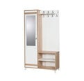 Комплект мебели для прихожей Kalune Design 863(II), белый/дуб