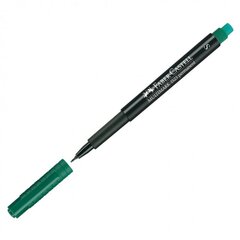 Permanentais marķieris Faber-Castell 1523 S, 0.4 mm, zaļš 1213-052 cena un informācija | Rakstāmpiederumi | 220.lv