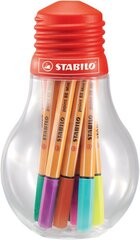 Pildspalvu komplekts Stabilo Point 88 Mini Colourful, 12 gab. cena un informācija | Rakstāmpiederumi | 220.lv