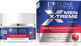 Mitrinošs sejas krēms Eveline Men X-Treme Anti-Age, 50 ml cena un informācija | Sejas krēmi | 220.lv