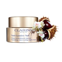 Nakts barojošs sejas krēms Clarins Nutri-Lumiere, 50 ml цена и информация | Кремы для лица | 220.lv