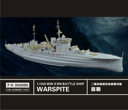 Līmējams modelis Academy 14105 QUEEN ELIZABETH CLASS H.M.S. WARSPITE 1/350 cena un informācija | Līmējamie modeļi | 220.lv