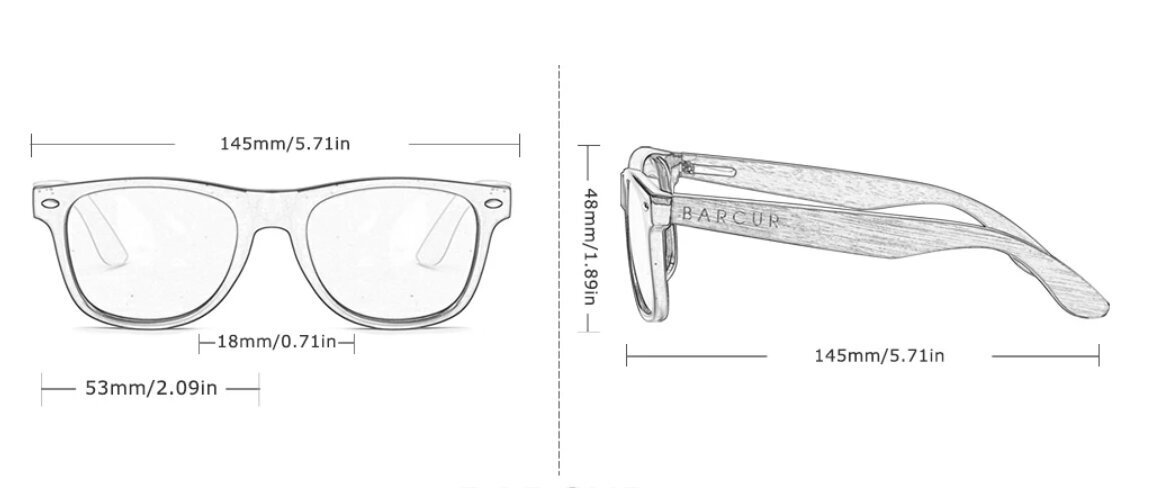 Augstas kvalitātes polarizētas spoguļu saulesbrilles, Barcur cena un informācija | Saulesbrilles  vīriešiem | 220.lv
