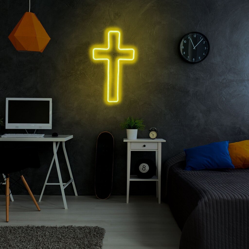 Sienas lampa Cross Sign cena un informācija | Sienas lampas | 220.lv