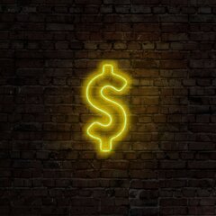 Sienas lampa Dollar Sign цена и информация | Настенные светильники | 220.lv