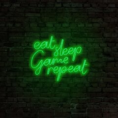 Настенный светильник eat sleep Game repeat цена и информация | Настенные светильники | 220.lv