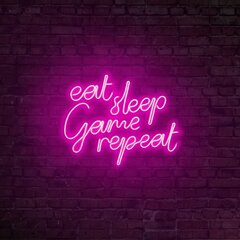 Настенный светильник eat sleep Game repeat цена и информация | Настенные светильники | 220.lv