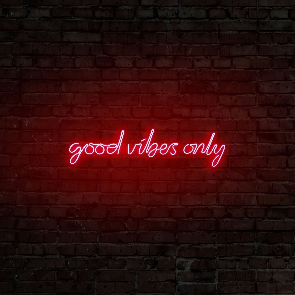 Sienas lampa Good Vibes Only cena un informācija | Sienas lampas | 220.lv