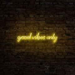 Sienas lampa Good Vibes Only cena un informācija | Sienas lampas | 220.lv