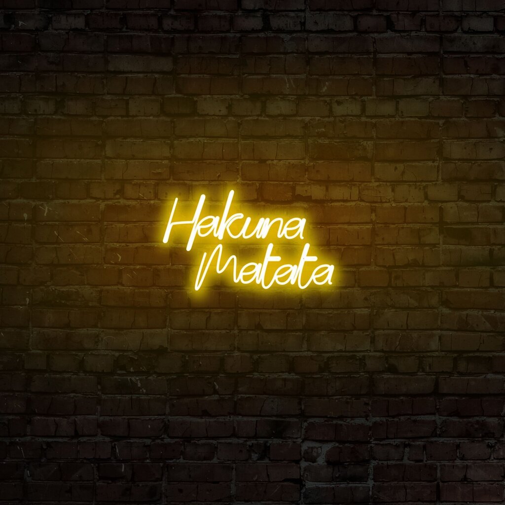 Sienas lampa Hakuna Matata cena un informācija | Sienas lampas | 220.lv