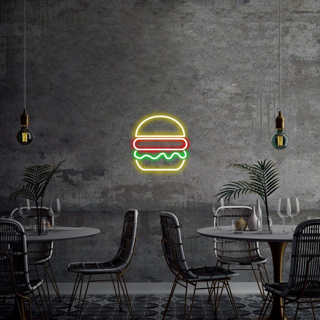 Sienas lampa Hamburger cena un informācija | Sienas lampas | 220.lv