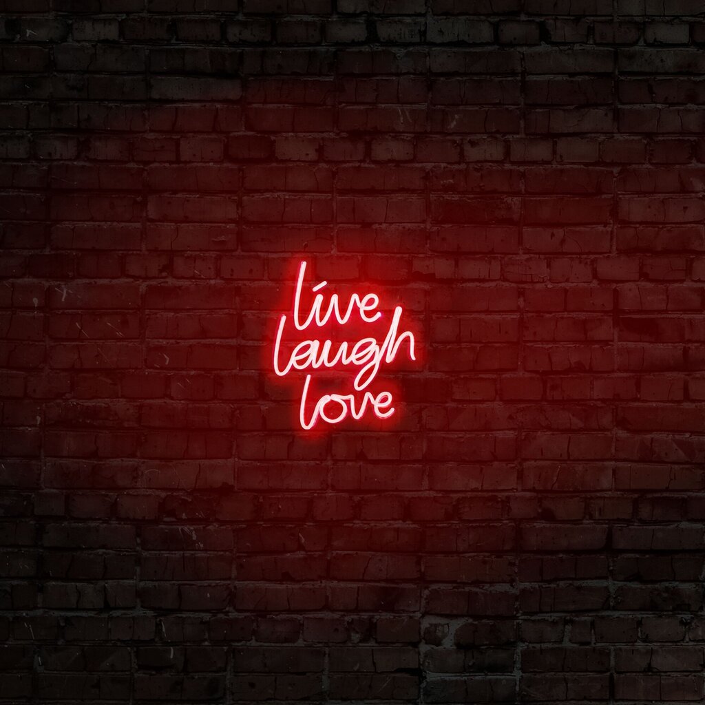 Sienas lampa Live Laugh Love цена и информация | Sienas lampas | 220.lv