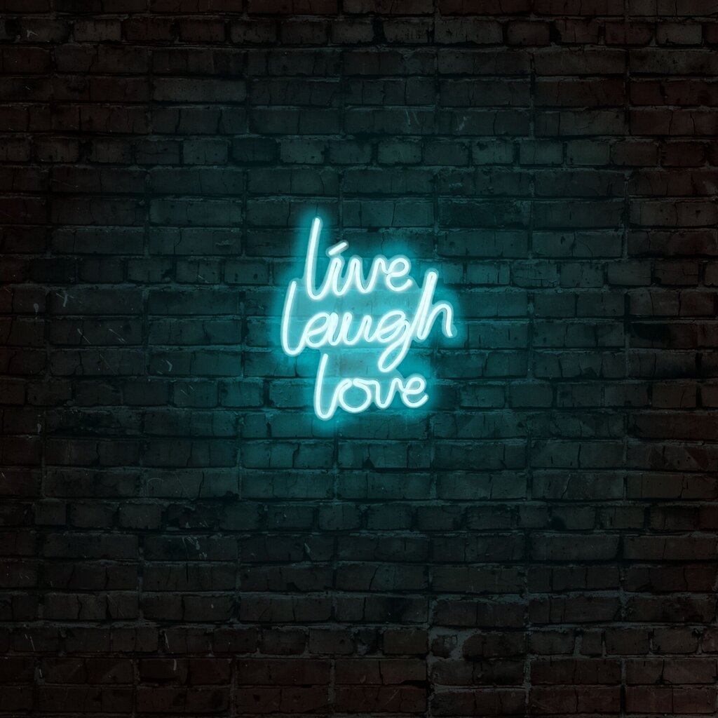 Sienas lampa Live Laugh Love cena un informācija | Sienas lampas | 220.lv