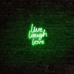 Sienas lampa Live Laugh Love цена и информация | Настенные светильники | 220.lv