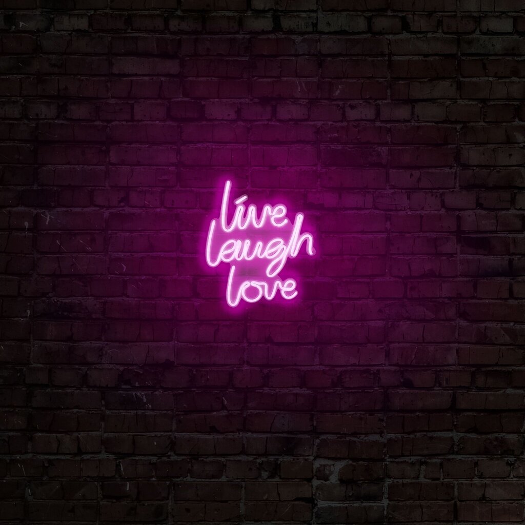 Sienas lampa Live Laugh Love cena un informācija | Sienas lampas | 220.lv